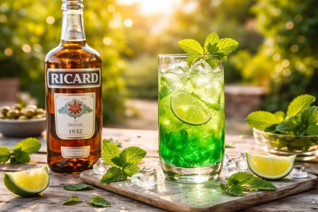 découvrez la recette rafraîchissante du ricard menthe, une boisson estivale qui réinvente l'apéritif avec fraîcheur et originalité.