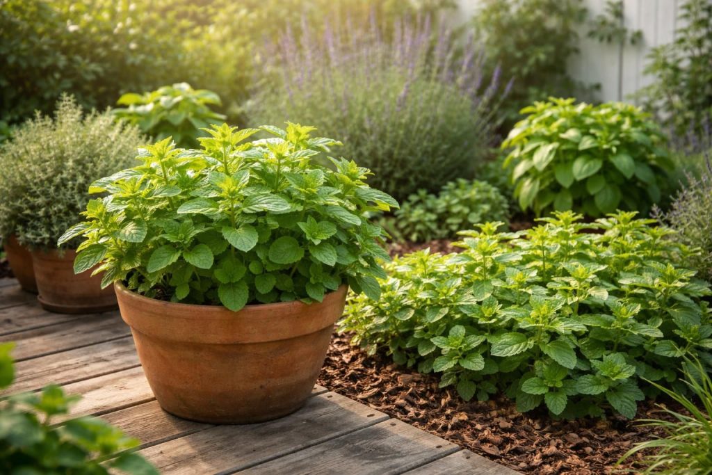 Ou planter la menthe : conseils pour un jardin aromatique toujours frais et parfumé